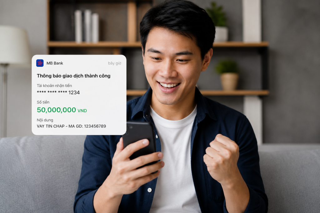 Giải ngân vay tiền online trong ngày