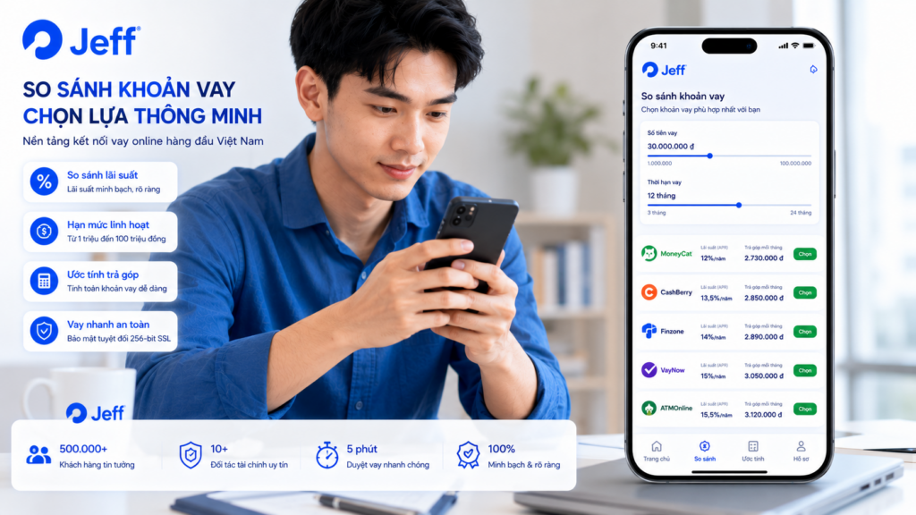 Lãi suất Jeff mới nhất 2026 và các chi phí cần biết