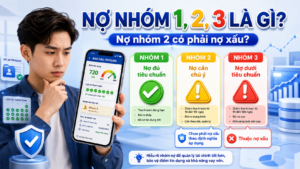 Nợ nhóm 1, nhóm 2, nhóm 3 là gì