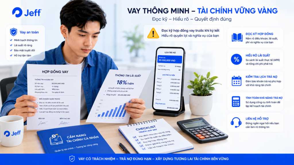 Những rủi ro cần biết trước khi vay qua Jeff