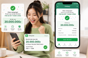 Vay tiền online nợ xấu vẫn vay được chuyển khoản ngay