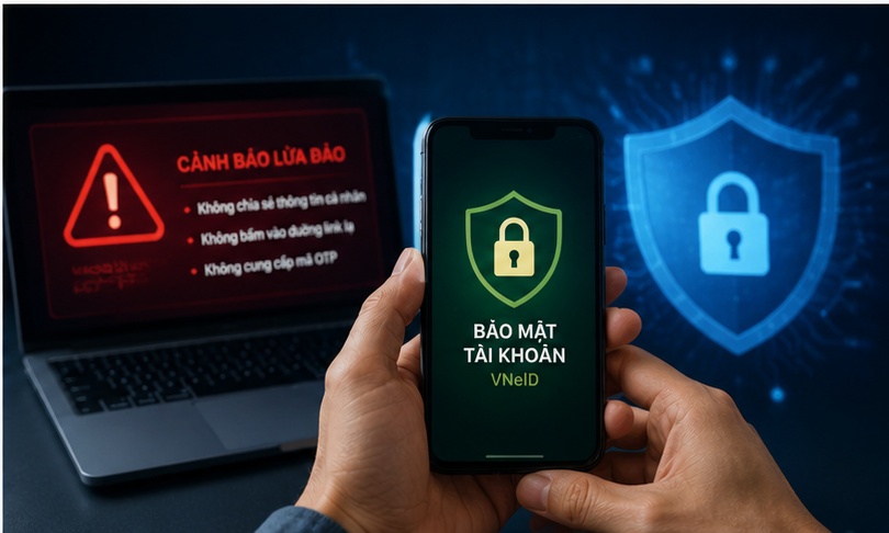 Bảo mật tài khoản định danh điện tử VNeID khi vay tiền online