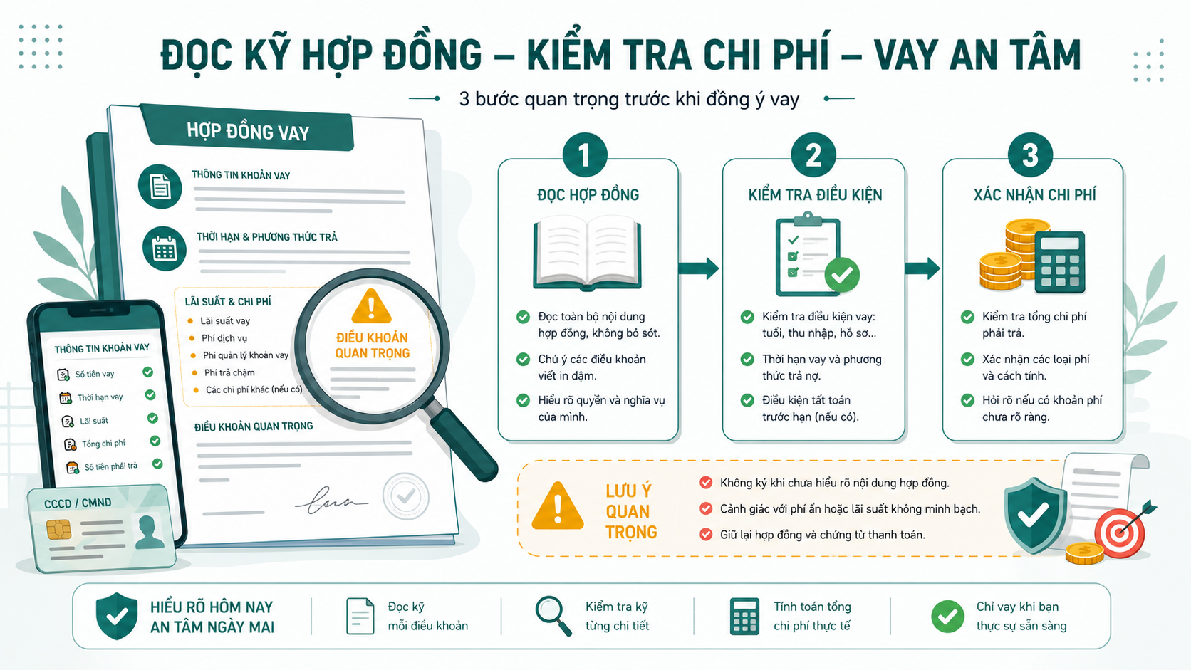 Điều kiện và lưu ý khi vay online lúc đang có nợ xấu, đọc kỹ hợp đồng
