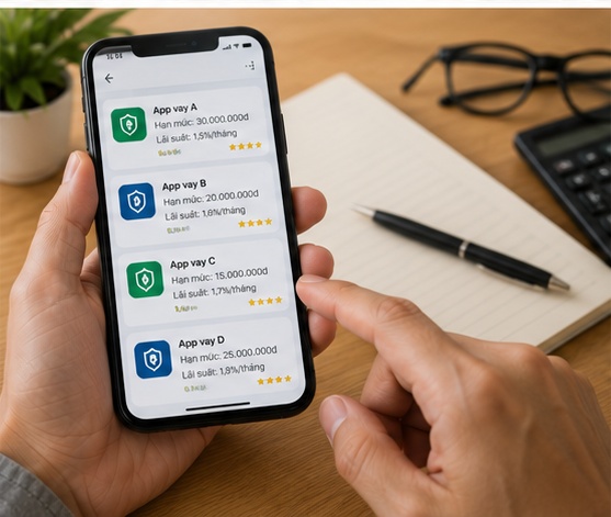 So sánh và chọn app vay chỉ cần CCCD uy tín trên điện thoại
