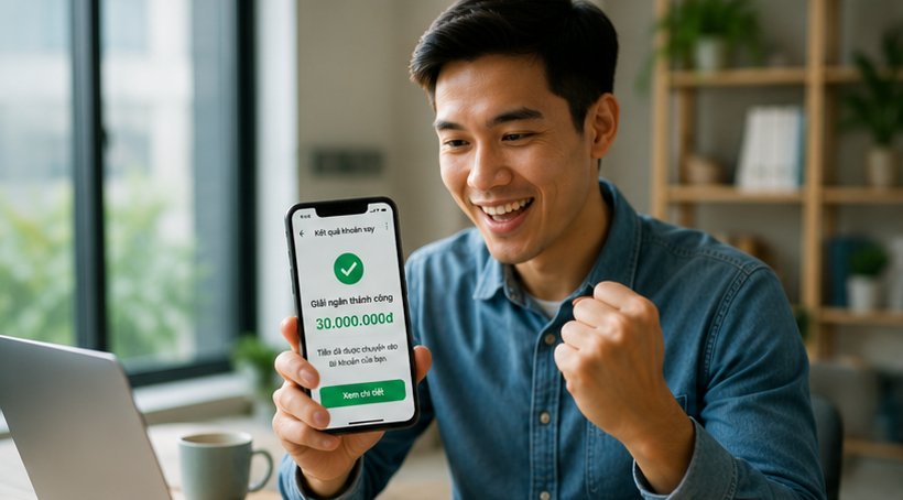 Vay tiền online chuyển khoản ngay chỉ cần CCCD, giải ngân nhanh 2026