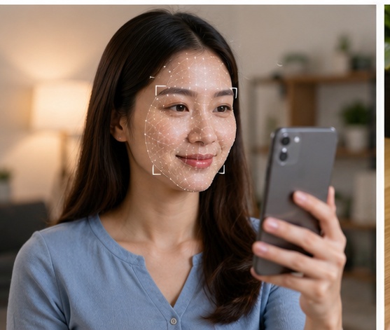 Xác thực khuôn mặt eKYC khi đăng ký khoản vay online bằng CCCD gắn chip